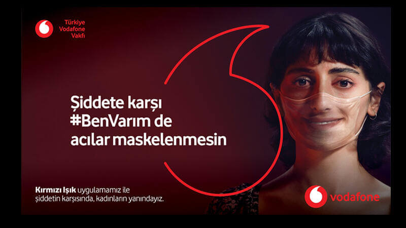 Vodafone’dan “Şiddete Karşı #BENVARIM” Kampanyası