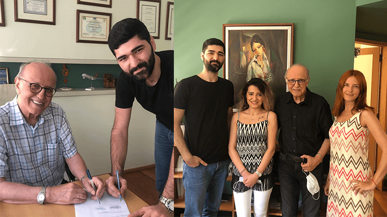 Uzm. Dr. Erçin Özüntürk ve Akın Boşnak proje ortaklığı anlaşması imzaladı